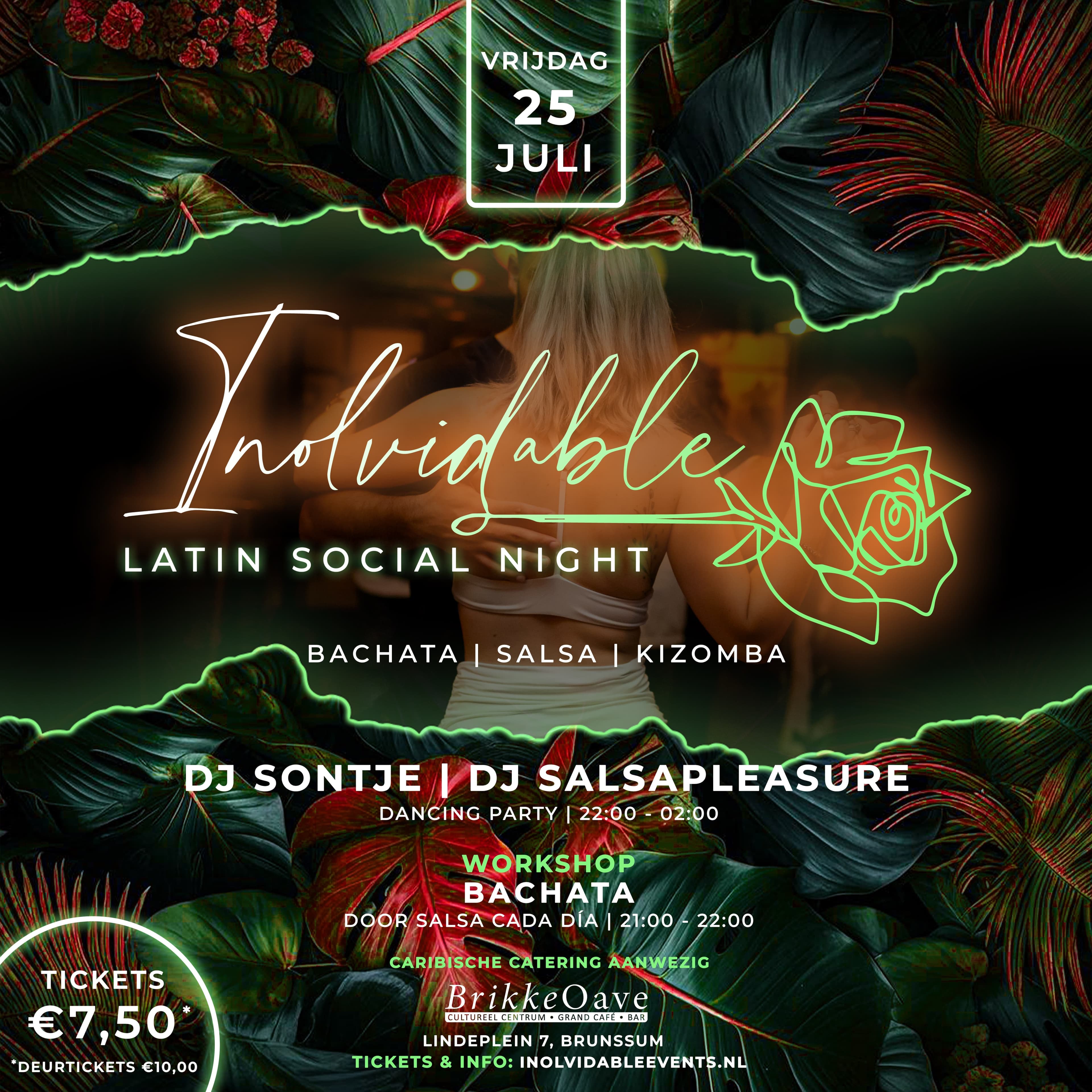 INOLVIDABLE LATIN SOCIAL NIGHT