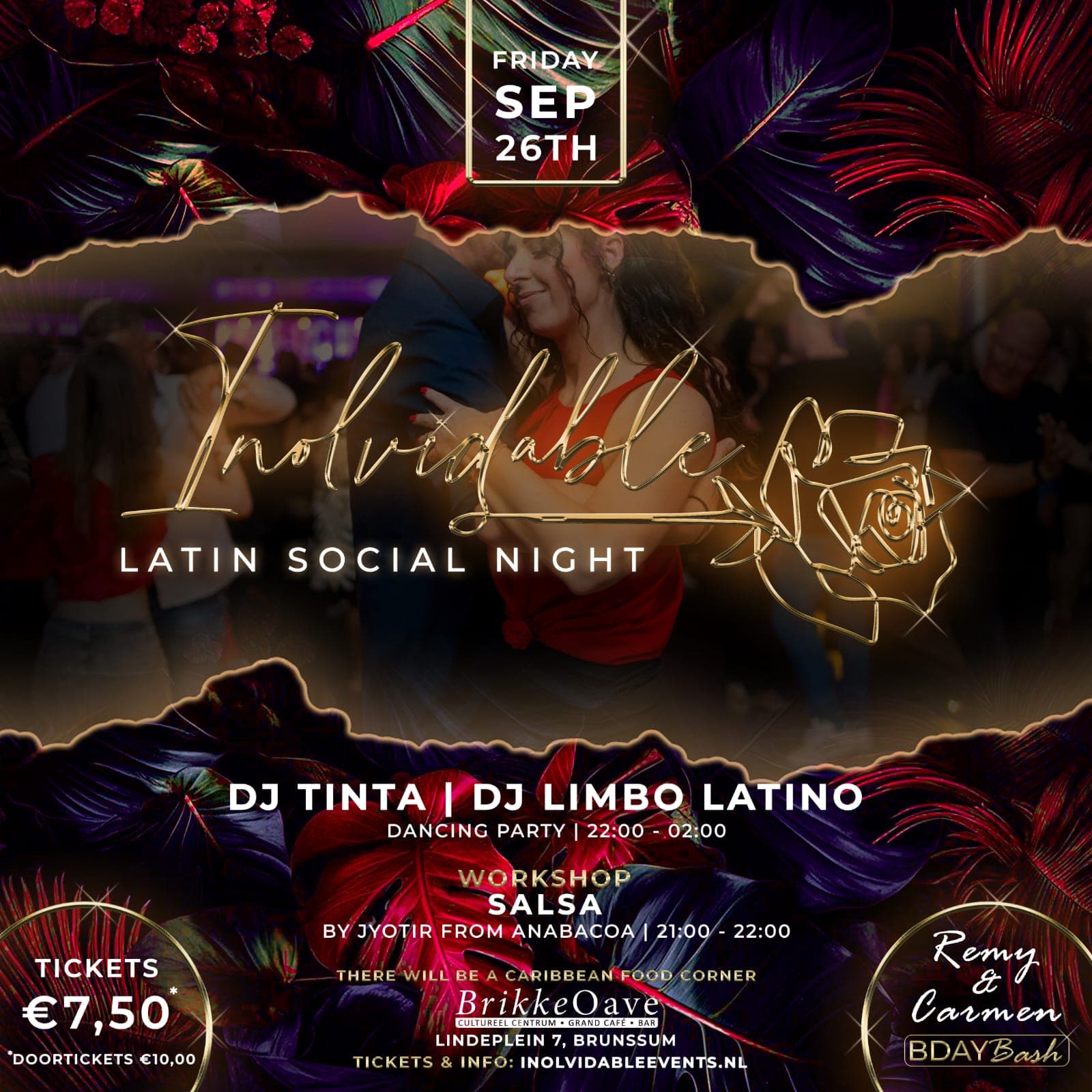 INOLVIDABLE LATIN SOCIAL NIGHT